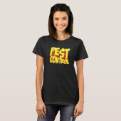 Bed Bug Pest Control Exterminator Pest Controller T-shirt (Voorkant volledig)