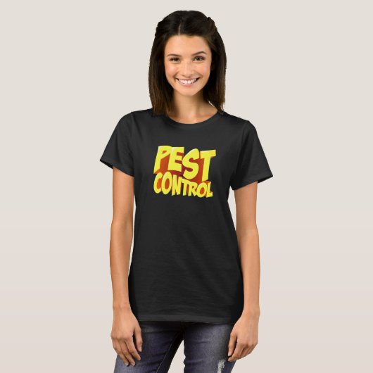 Bed Bug Pest Control Exterminator Pest Controller T-shirt (Voorkant volledig)