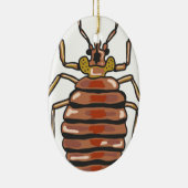 Bed Bug Sketch Keramisch Ornament (Rechts)