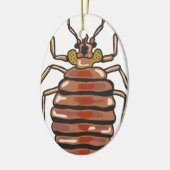 Bed Bug Sketch Keramisch Ornament (Links)
