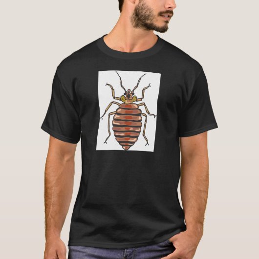 Bed Bug Sketch T-shirt (Voorkant)