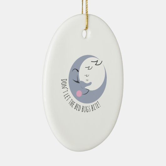 Bed Bugs Bite Keramisch Ornament (Rechts)