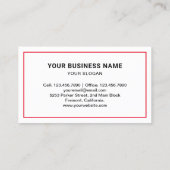 Bed Bugs verwijderen ongediertebestrijding Service Visitekaartje (Achterkant)