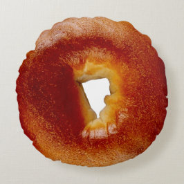 Bed en Bagel Rond Kussen