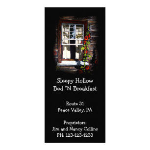 BED- EN BREAKFAST-RACKKAARTEN: ORIGINELE ARTWORK RECLAMEKAART