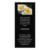 BED- EN BREAKFAST-RACKKAARTEN: ORIGINELE ARTWORK RECLAMEKAART (Achterkant)