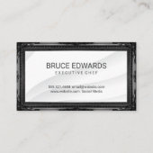 Bed en ontbijt /   Lijst Visitekaartje (Achterkant)