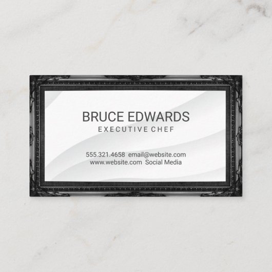 Bed en ontbijt /   Lijst Visitekaartje (Achterkant)