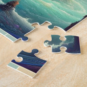 Bed en ontbijt op mars legpuzzel (Zijkant)
