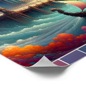Bed en ontbijt op Mars Poster (Hoek)