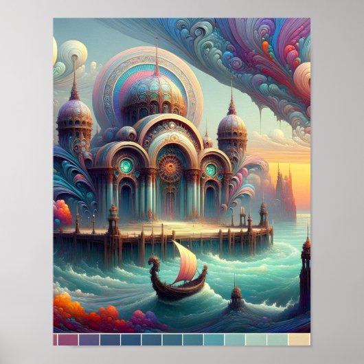 Bed en ontbijt op Mars Poster (Voorkant)