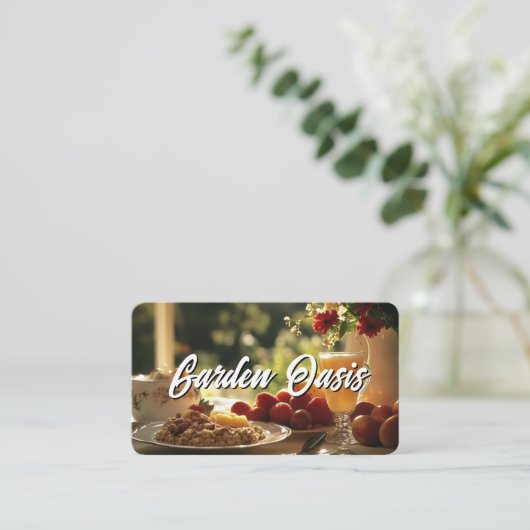 Bed en Ontbijt Scenerie Visitekaartje (Staand voorkant)