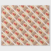  Bed en ontbijtrooster Cadeaupapier (Vlak)