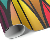 Bed Glas in lood cattails Mozaïek Patroon Cadeaupapier (Rol Hoek)