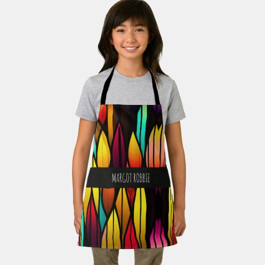 Bed Glas in lood cattails Mozaïek Patroon Schort (Insitu)