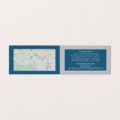 Bed Logo, Bed & Breakfast accommodatie Gedetaillee Visitekaartje (Binnenkant ongevouwen)