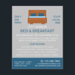 Bed Logo, Bed & Ontbijt de Accommodatie Advert Flyer<br><div class="desc">Bed Logo,  Bed & Breakfast accommodatie Adverteren brochures door de Visitekaartje winkel.</div>