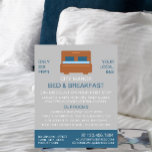 Bed Logo, Bed & Ontbijt de Accommodatie Advert Flyer<br><div class="desc">Bed Logo,  Bed & Breakfast accommodatie Adverteren brochures door de Visitekaartje winkel.</div>