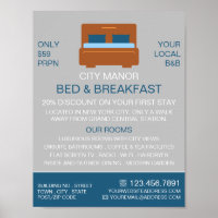 Bed Logo, Bed & Ontbijt de Accommodatie Advert
