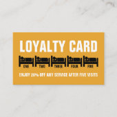 Bed Logo, Hostel Accommodatie Business Klantenkaartje (Voorkant)