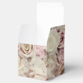 Bed met Rozen Wedding 2-inch feor Boxes Bedankdoosjes (Geopend)