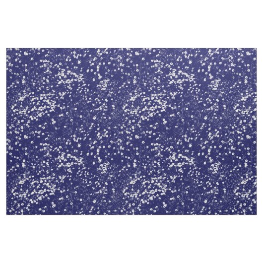 Bed of Daisies HC - Indigo en Wit Stof (Yard (91,4 cm))