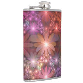 Bed Of Flowers Colorful Shiny Abstract Fractal Art Heupfles (Rechts)