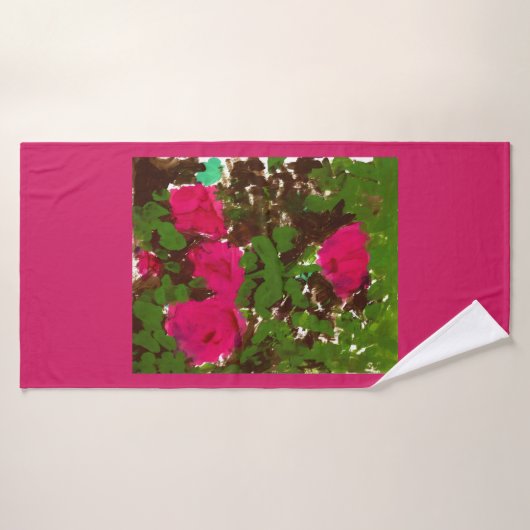 Bed of Roses Badhanddoek (Badhanddoek)