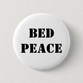 Bed Peace Ronde Button 5,7 Cm (Voorkant)