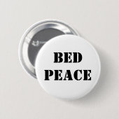Bed Peace Ronde Button 5,7 Cm (Voorkant /achterkant)