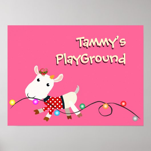 Bed Room Poster Newborn Baby Gift (Voorkant)