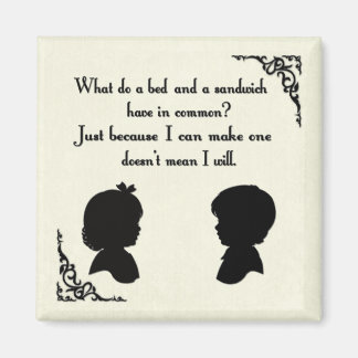 Bed & Sandwich Debacle Magnet