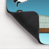 Bed, Sky, en tellende schapen bij nacht Muismat (Hoek)