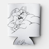 Bed Sleep Cat Dream Kitten Goede Vrienden Blikjeskoeler (Voorkant)