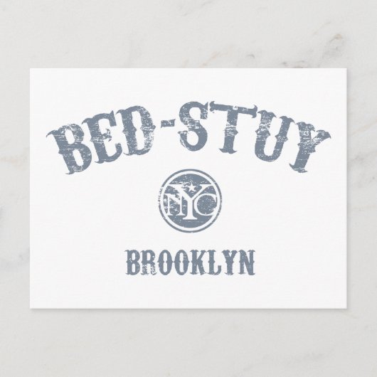 Bed-Stuy Briefkaart (Voorkant)