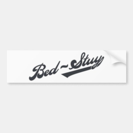 Bed-Stuy Bumpersticker (Voorkant)
