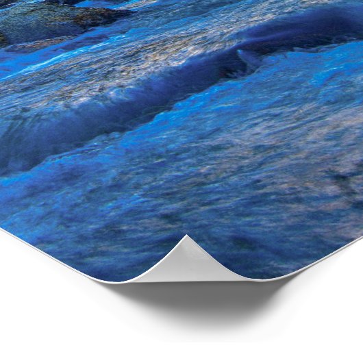 Bed Sunrise/Lange Blootstellingswater Poster (Hoek)