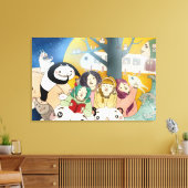 Bed time Story 2013 Canvas Afdruk (Insitu (Woonkamer))