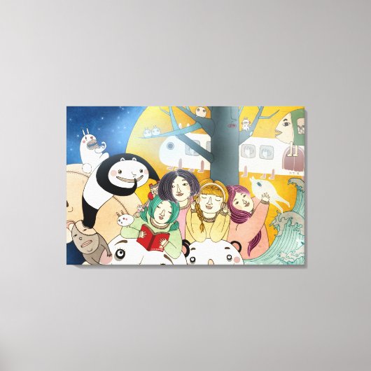 Bed time Story 2013 Canvas Afdruk (Voorkant)