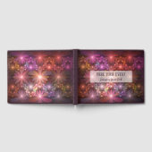 Bed van bloemen, kleurrijke Abstracte fractale kun Gastenboek (Volledig)