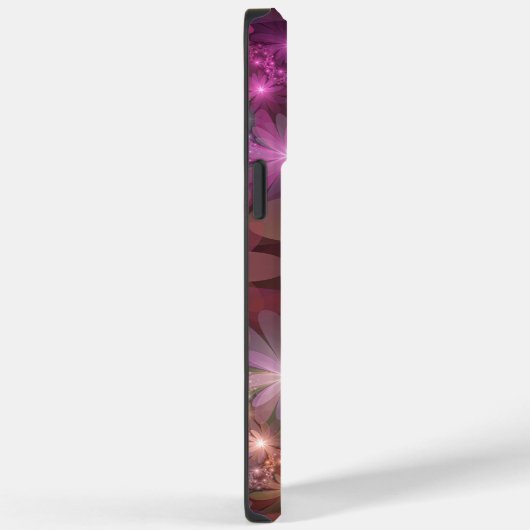 Bed van bloemen kleurrijke, dunne Abstracte fracta Case-Mate iPhone Case (Achterkant / Rechts)