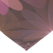 Bed van bloemen kleurrijke, dunne Abstracte fracta Korte Tafelloper (Hoek)