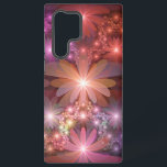 Bed van bloemen kleurrijke, dunne Abstracte fracta Samsung Galaxy Hoesje<br><div class="desc">Een bed van glanzende fantasiebloemen,  unieke lichtgevende bloemkunstwerken. Ontwerp voor uw Samsung Galaxy S22 Ultra hoesje en meer.</div>