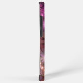 Bed van bloemen kleurrijke, dunne Abstracte fracta Samsung Galaxy Hoesje (Rechterkant)