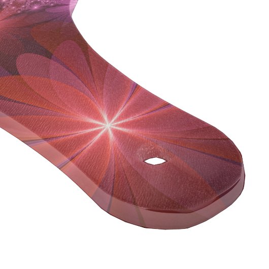 Bed van bloemen kleurrijke, dunne Abstracte fracta Snijplank (Hoek)