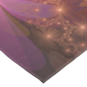 Bed van bloemen kleurrijke, dunne Abstracte fracta Tafelkleed (Gekanteld)