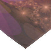 Bed van bloemen kleurrijke, dunne Abstracte fracta Tafelkleed (Gekanteld)