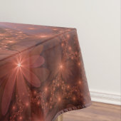 Bed van bloemen kleurrijke, dunne Abstracte fracta Tafelkleed (Voorbeeld)