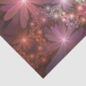 Bed van bloemen kleurrijke, dunne Abstracte fracta Tissuepapier (Detail)