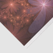 Bed van bloemen kleurrijke, dunne Abstracte fracta Tissuepapier (Detail)